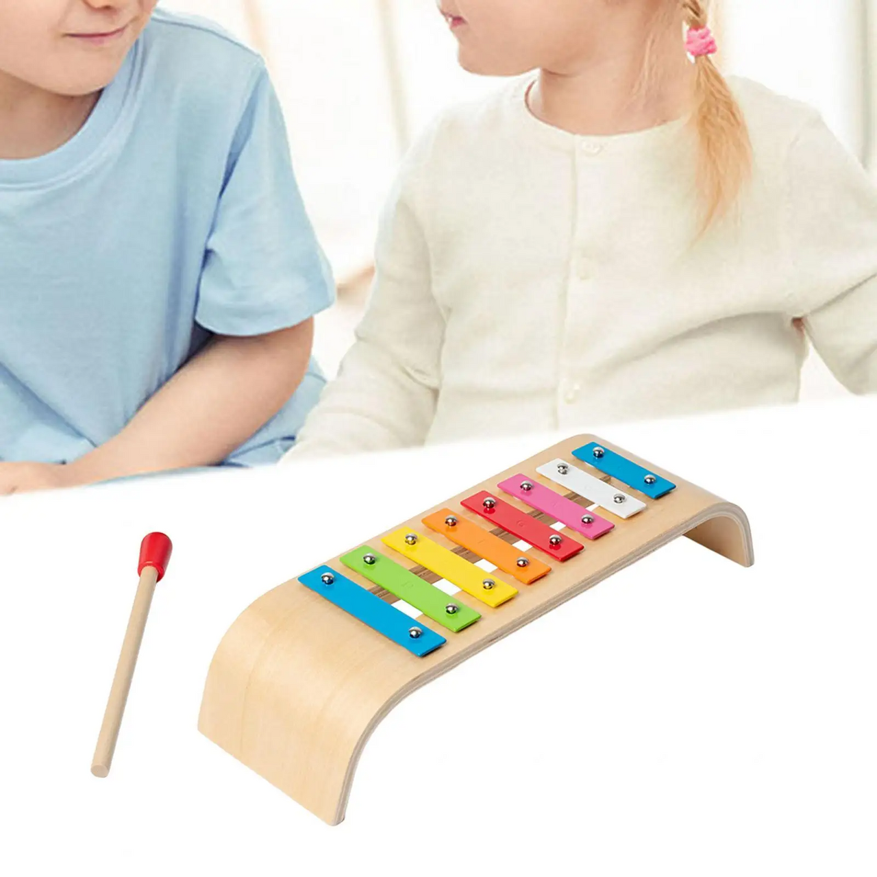 Toystar EcoToys Sound Color | Create joy with sound - Colorful wooden xylophone - Creëer vreugde met geluid - Kleurrijk ho...