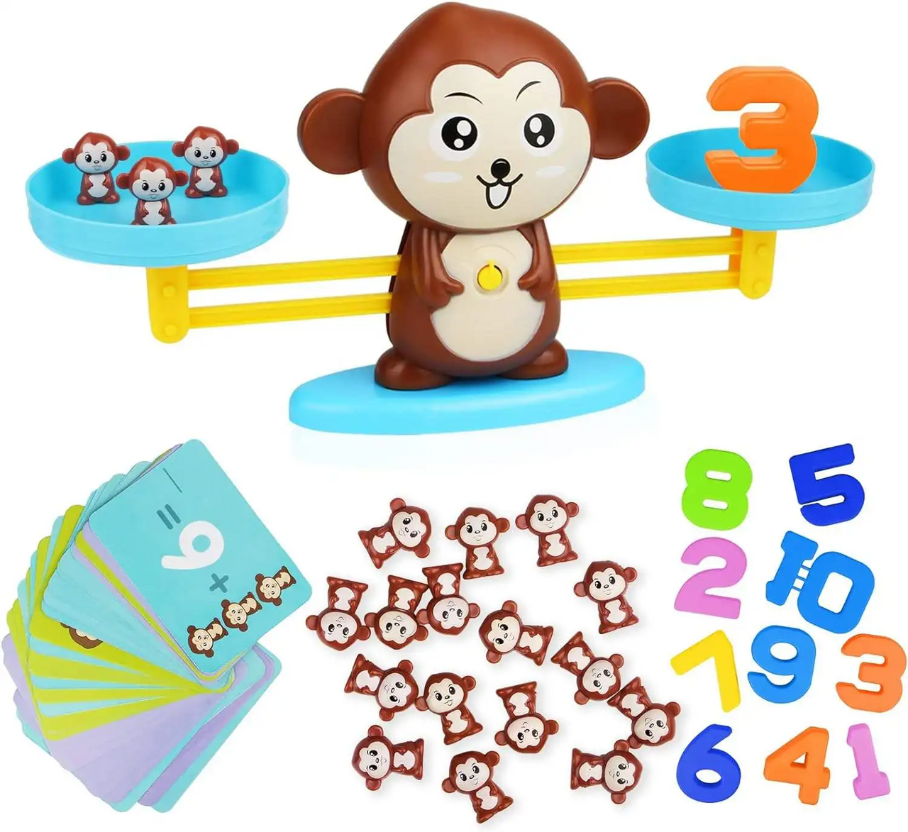 Toystar MathMonkey Balance Game | Make learning math fun - Educational and interactive math game - Maak leren wiskunde leu...