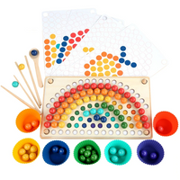 Thumbnail for Toystar EcoToys Clip 'n Learn | Creative learning and fun - Rainbow Bead Set for Children - Creatief leren en plezier - Re...