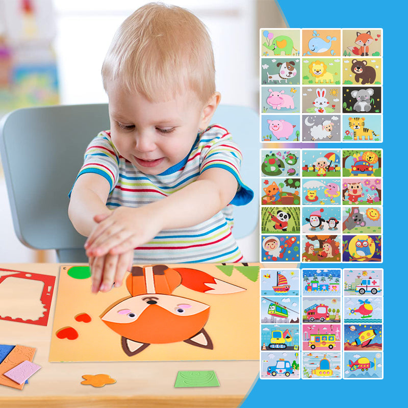 Kitstix | Encourages creativity and craftsmanship - Make your own 3D animal stickers