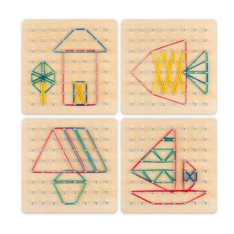 Toystar EcoToys Shape Game | Create learning fun with shapes - Montessori Forms - Creëer leerplezier met vormen - Montesso...