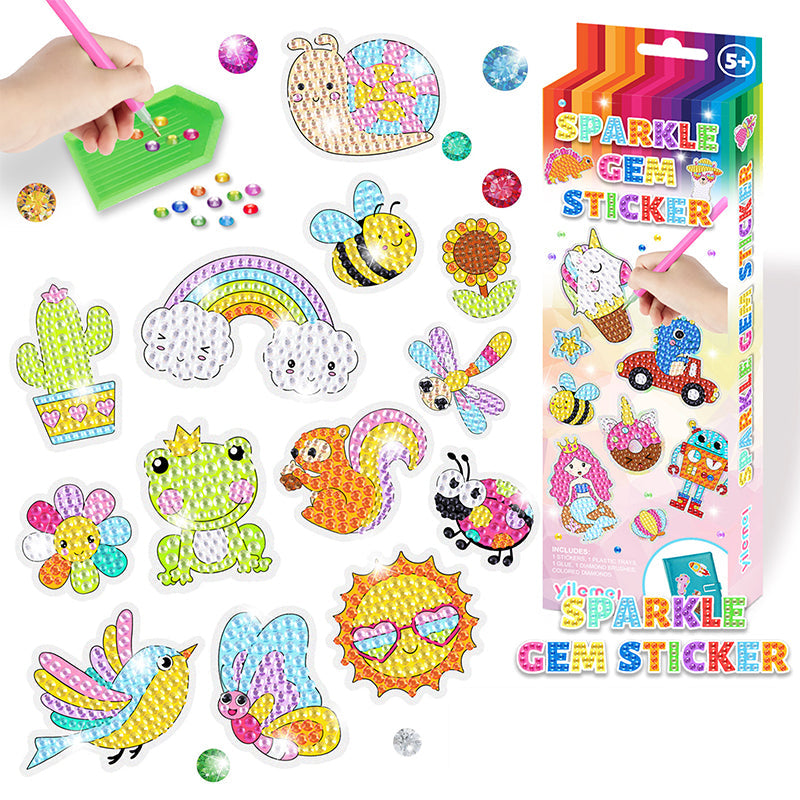 Toystar ShinyGem Stickers | Magical Craft Fun - 5D Diamond Painting for Kids - Magisch Knutselplezier - 5D Diamond Paintin...