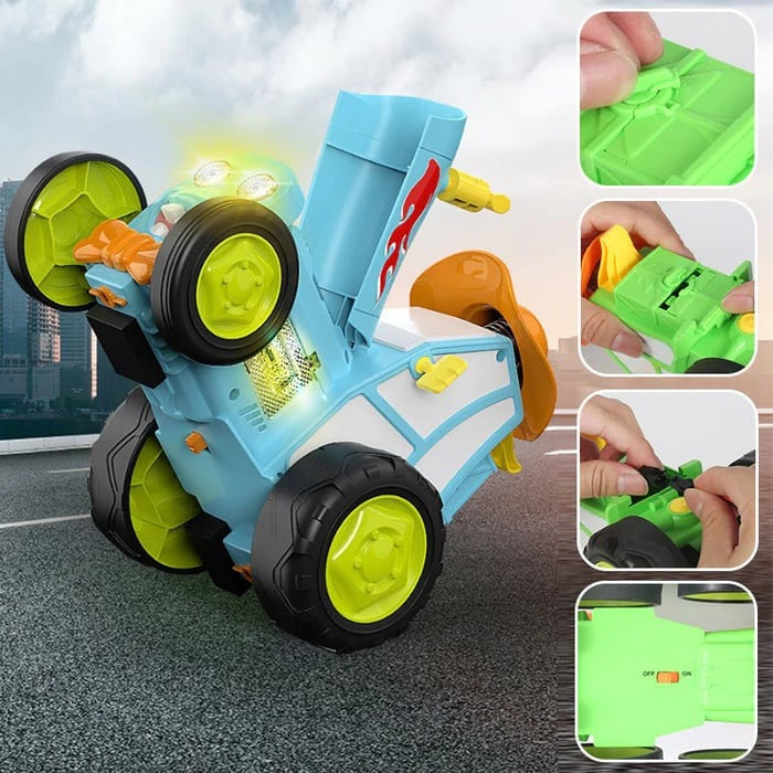Mini RC Car | Fun - Music, Lights and Jumping Function in One