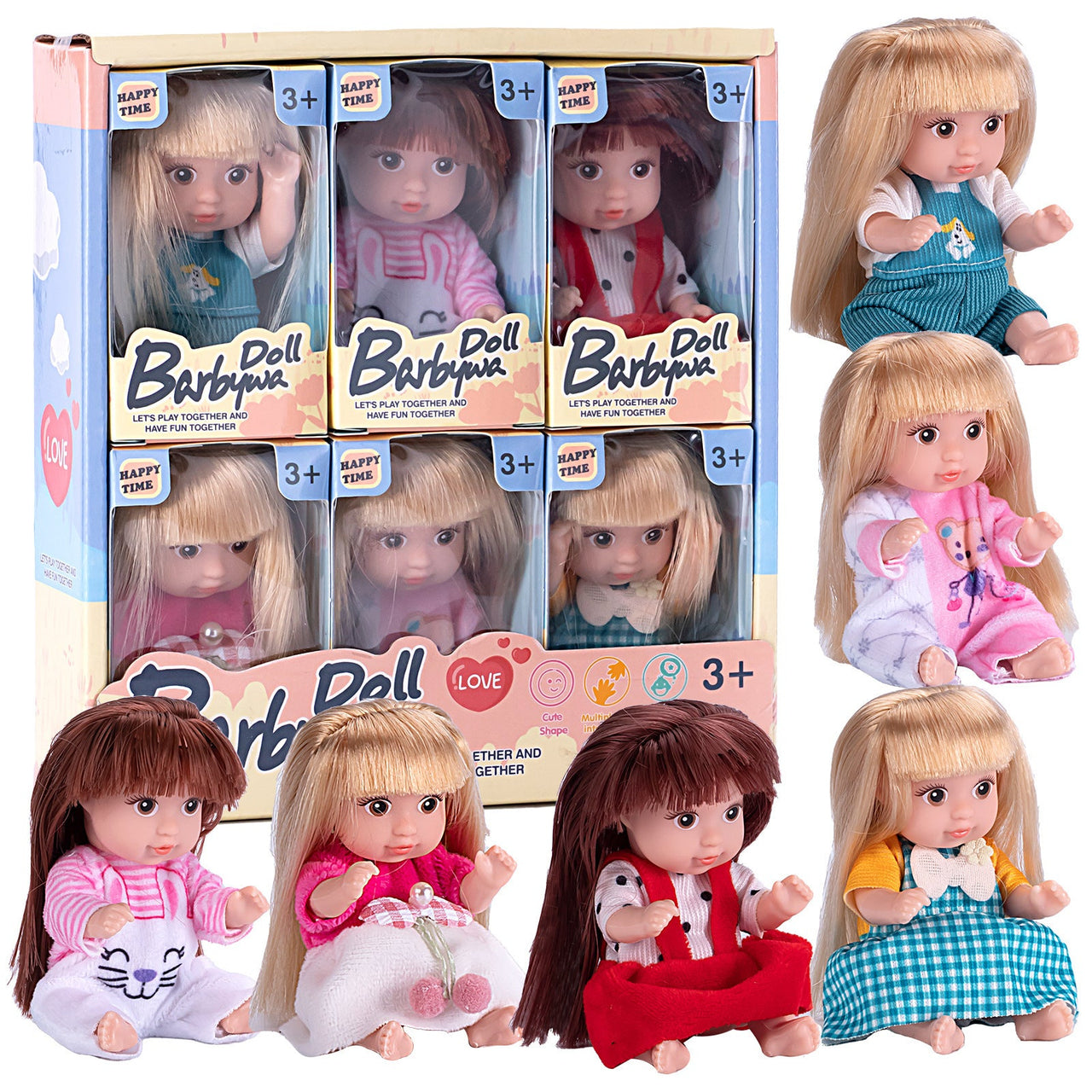 Toystar DollyDreams | Magical play fun - Set of cute dolls with colorful dresses - Bestseller - Magisch speelplezier - Set...