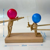 Thumbnail for Toystar Bamboo Playmates | Laugh together, play together - Wooden fighting robots - Samen lachen, samen spelen - Houten ve...