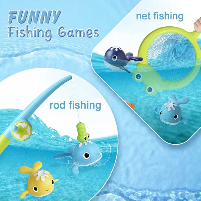 Toystar AquaCatch | Splashing fun - Magnetic fishing game for bath and swimming pool - Spetterend speelplezier - Magnetisc...