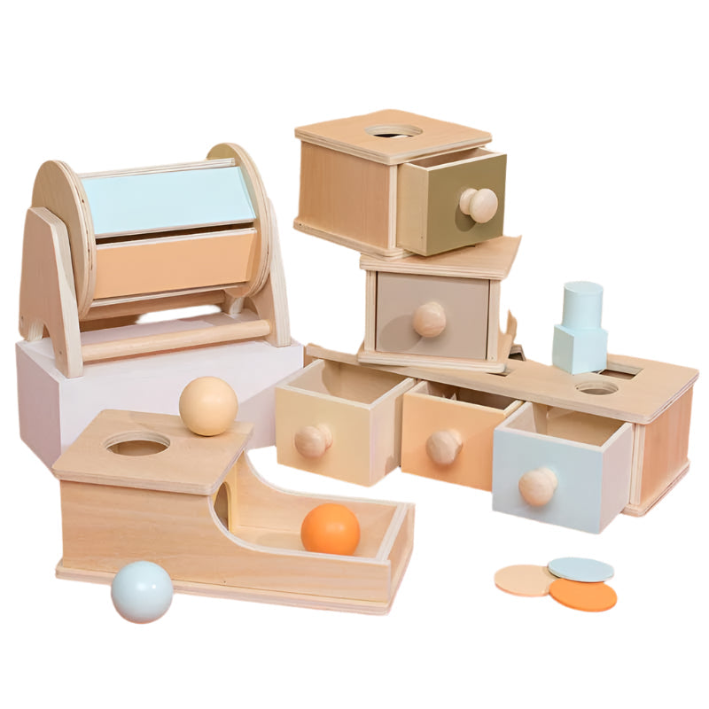 Toystar SpeelWijs Box | Discover colors and shapes - Montessori sensory toys - Ontdek kleuren en vormen - Montessori senso...