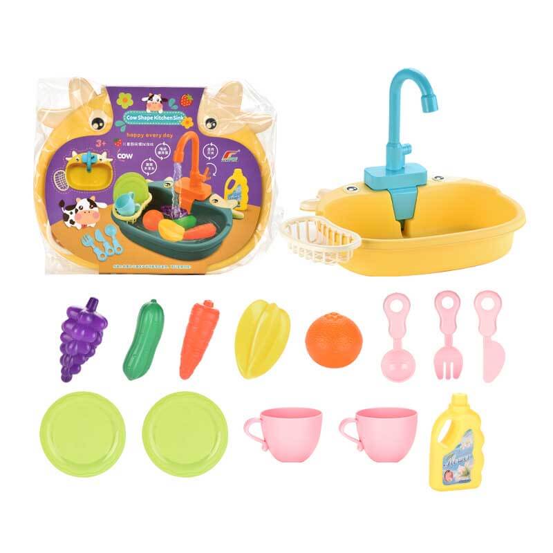 Toystar AquaWash | Learning housekeeping through play - Realistic toy dishwasher with running water - Spelenderwijs huisho...