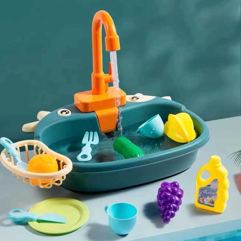 Toystar AquaWash | Learning housekeeping through play - Realistic toy dishwasher with running water - Spelenderwijs huisho...