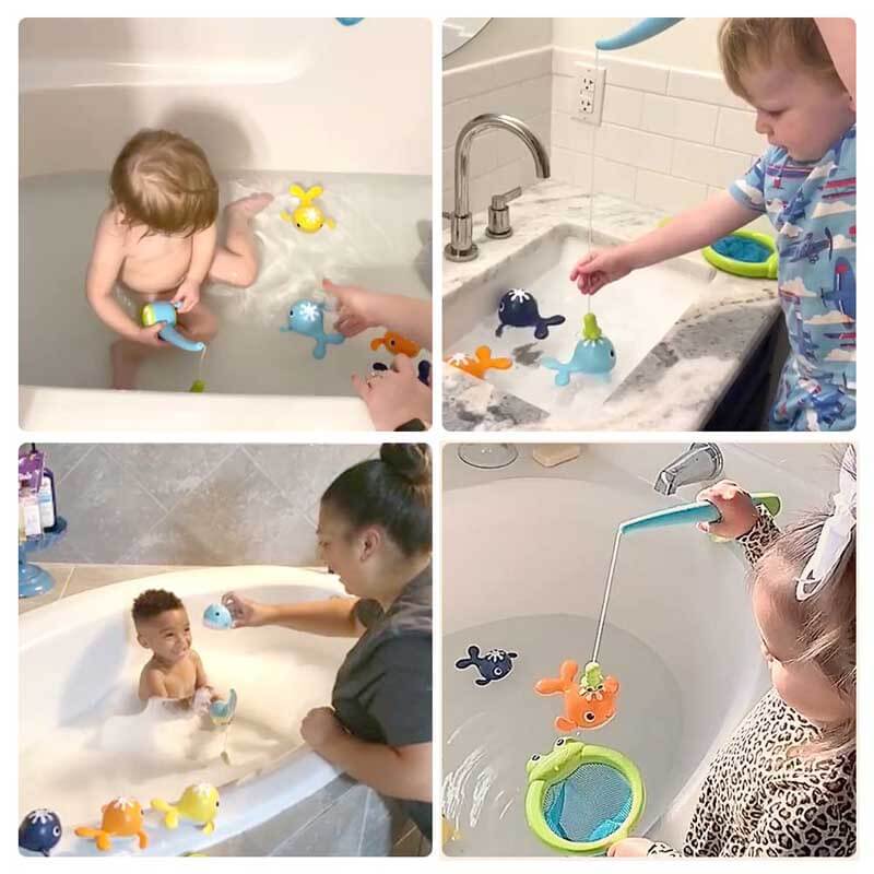 Toystar AquaCatch | Splashing fun - Magnetic fishing game for bath and swimming pool - Spetterend speelplezier - Magnetisc...