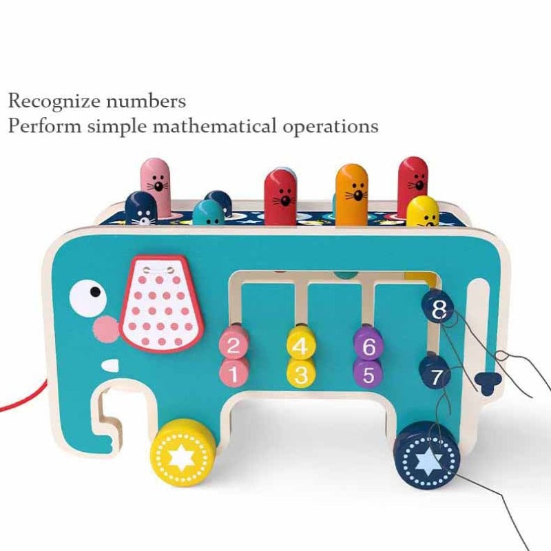 Toystar ElefunPlay | Discover, Beat and Learn - Wooden Mallet and Xylophone Game for Kids - Ontdek, sla en leer - Houten h...