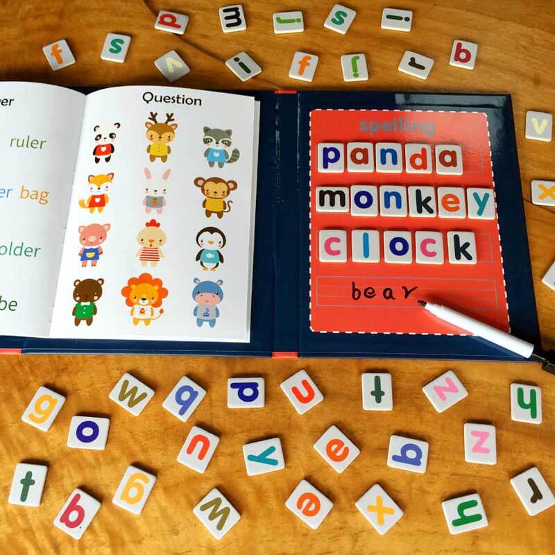 MagicWords | Spelenderwijs leren - Magnetisch schrijf- en spellingsboek voor kinderen