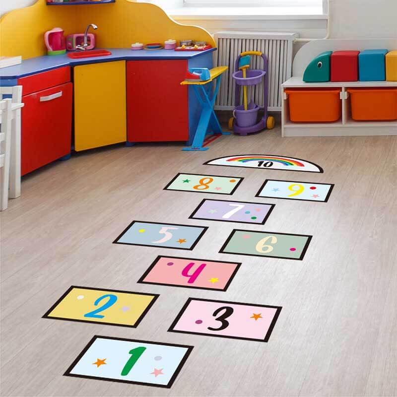 Toystar Number Fun Stickers | Educational and playful - Self-adhesive wall stickers for children's rooms - Leerzaam en spe...
