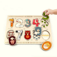 Thumbnail for Toystar NummaPals | Learn to count in a playful way! - Montessori puzzle book with numbers and animals - Spelenderwijs ler...