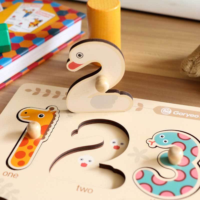 Toystar NummaPals | Learn to count in a playful way! - Montessori puzzle book with numbers and animals - Spelenderwijs ler...