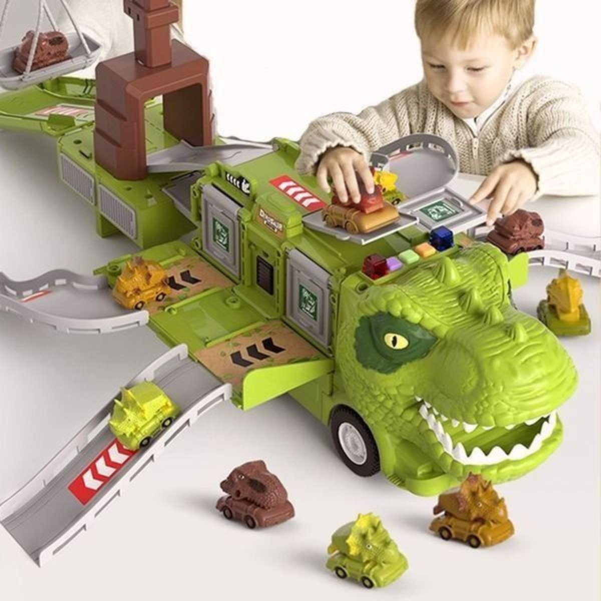 Toystar DinoRacer | Experience prehistoric adventure - 2-in-1 dinosaur truck toy - Beleef prehistorisch avontuur - 2-in-1 ...