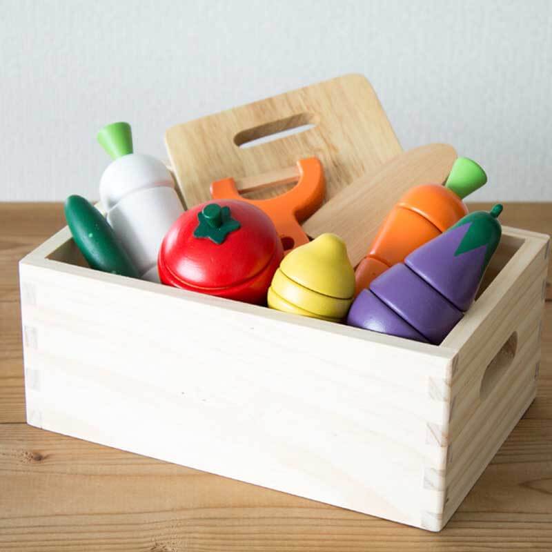 Toystar MiniChef | Playful cooking - Wooden play kitchen with sliceable vegetables and fruit - Spelenderwijs koken - Houte...