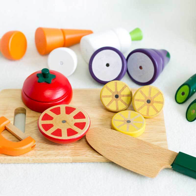 Toystar MiniChef | Playful cooking - Wooden play kitchen with sliceable vegetables and fruit - Spelenderwijs koken - Houte...