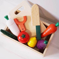 Thumbnail for Toystar MiniChef | Playful cooking - Wooden play kitchen with sliceable vegetables and fruit - Spelenderwijs koken - Houte...
