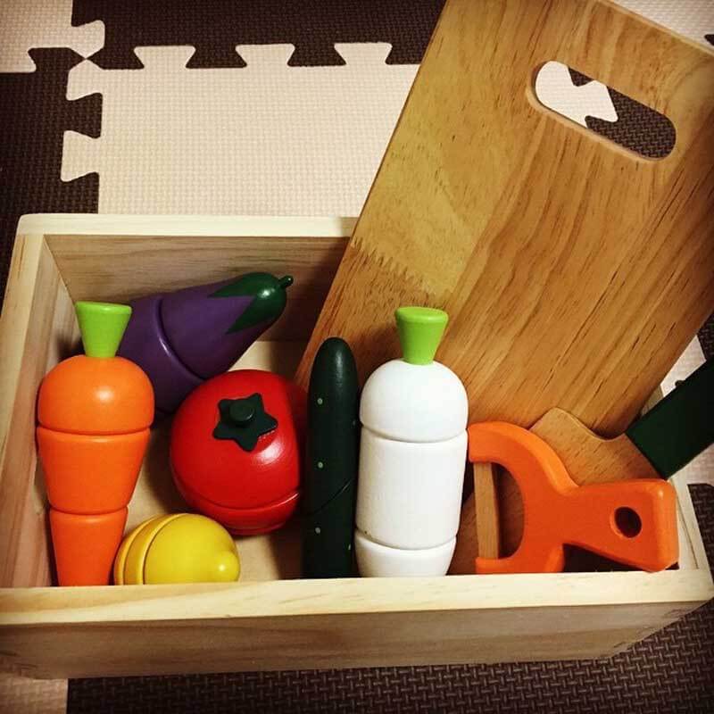Toystar MiniChef | Playful cooking - Wooden play kitchen with sliceable vegetables and fruit - Spelenderwijs koken - Houte...