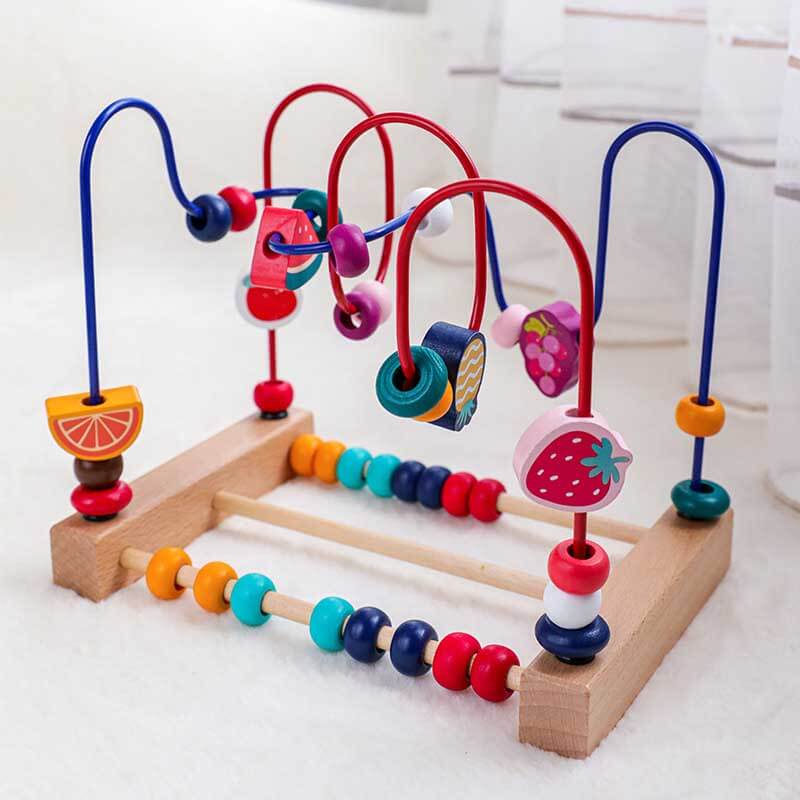 Toystar BeadMaze | Learning and playing in balance - Montessori wooden bead spiral for children - Leren en spelen in balan...