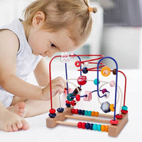 Thumbnail for Toystar BeadMaze | Learning and playing in balance - Montessori wooden bead spiral for children - Leren en spelen in balan...