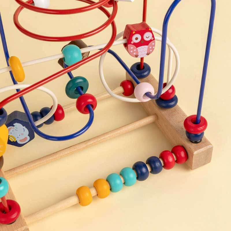 Toystar BeadMaze | Learning and playing in balance - Montessori wooden bead spiral for children - Leren en spelen in balan...
