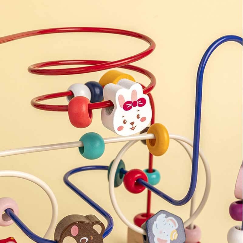 Toystar BeadMaze | Learning and playing in balance - Montessori wooden bead spiral for children - Leren en spelen in balan...