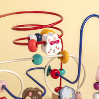 Thumbnail for Toystar BeadMaze | Learning and playing in balance - Montessori wooden bead spiral for children - Leren en spelen in balan...