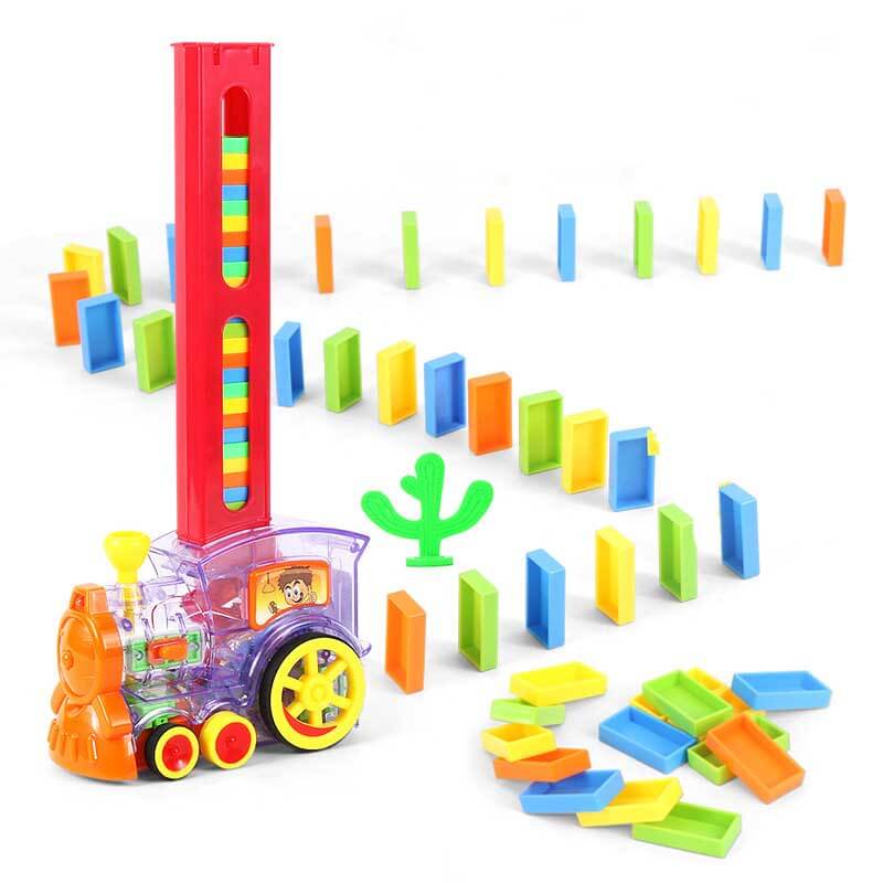Toystar DominoExpress | Endless fun - Automatic domino train with colorful blocks - Eindeloos speelplezier - Automatische ...