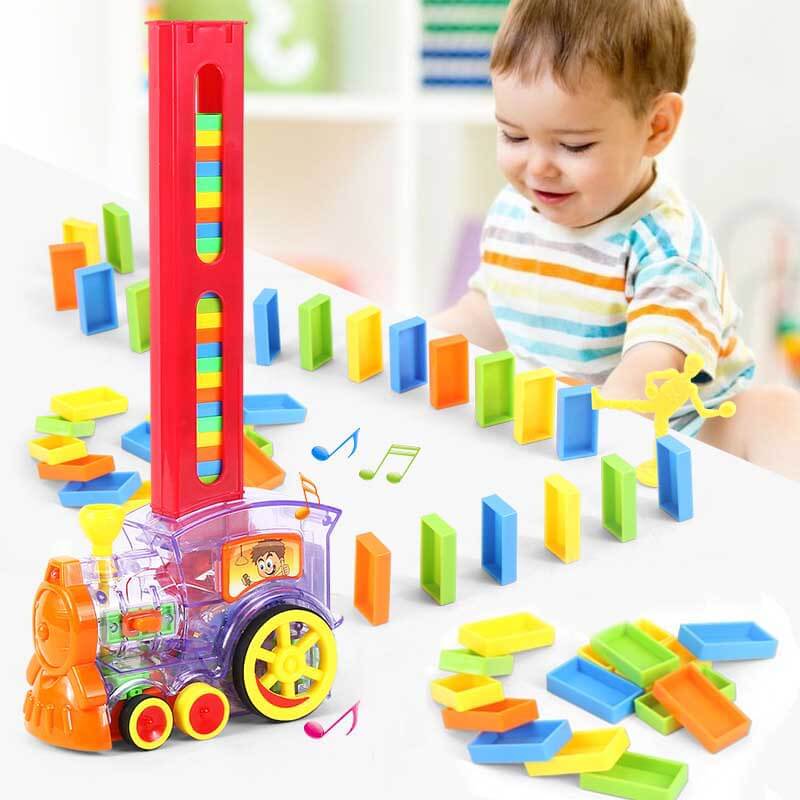 Toystar DominoExpress | Endless fun - Automatic domino train with colorful blocks - Eindeloos speelplezier - Automatische ...