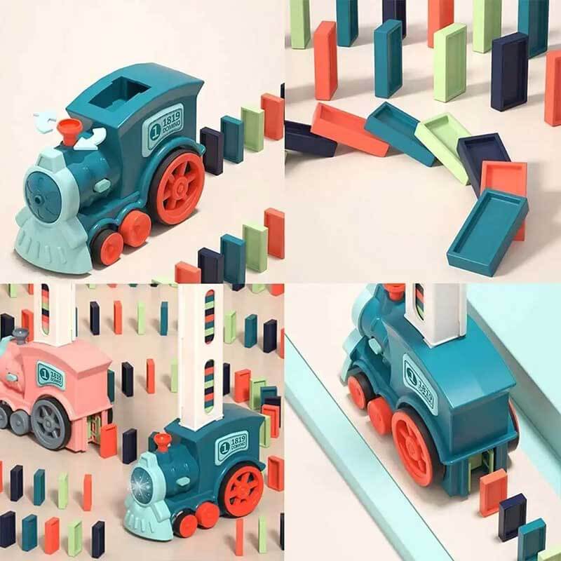 Toystar DominoExpress | Endless fun - Automatic domino train with colorful blocks - Eindeloos speelplezier - Automatische ...