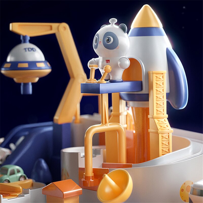 Toystar Montessori Space Adventure | Create Endless Imagination - Educational Circuit Toy - Bestseller -Creëer Eindeloze V...