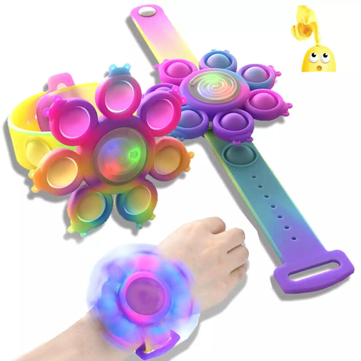 Toystar BubbleBand | Press, Pop & Relax - Popping Fidget Bracelet - Druk, Pop & Ontspan - Popping Fidget Armband (6)
