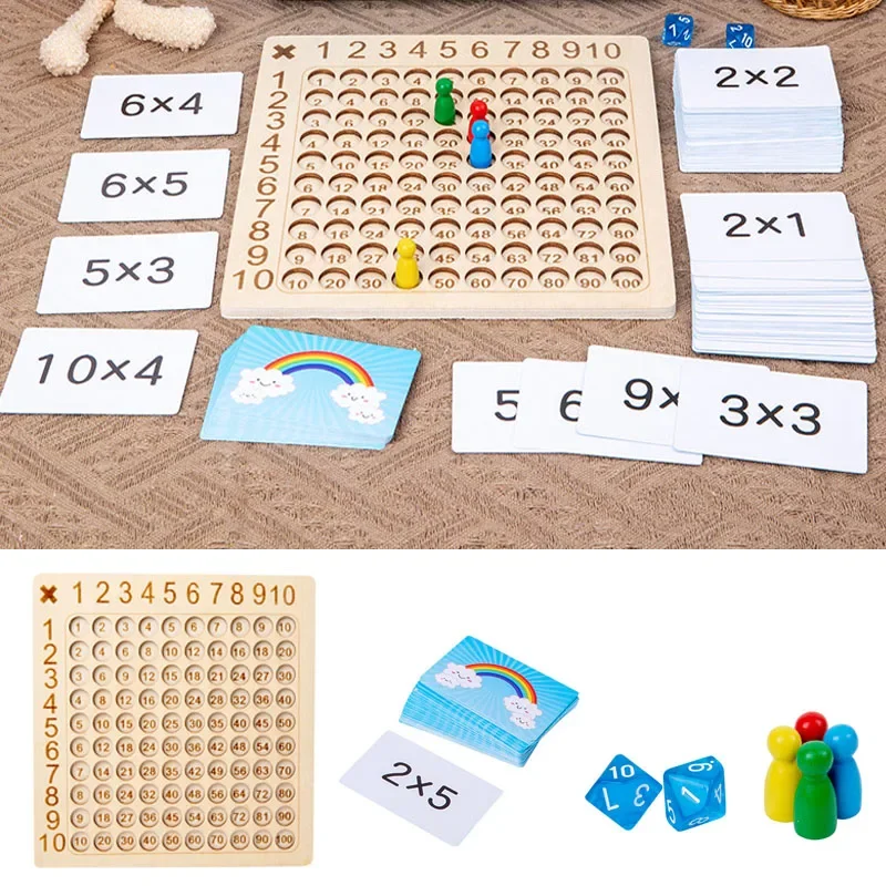 EcoToys Calcublox | Wooden Educational Math Game - Learn to count quickly & easily