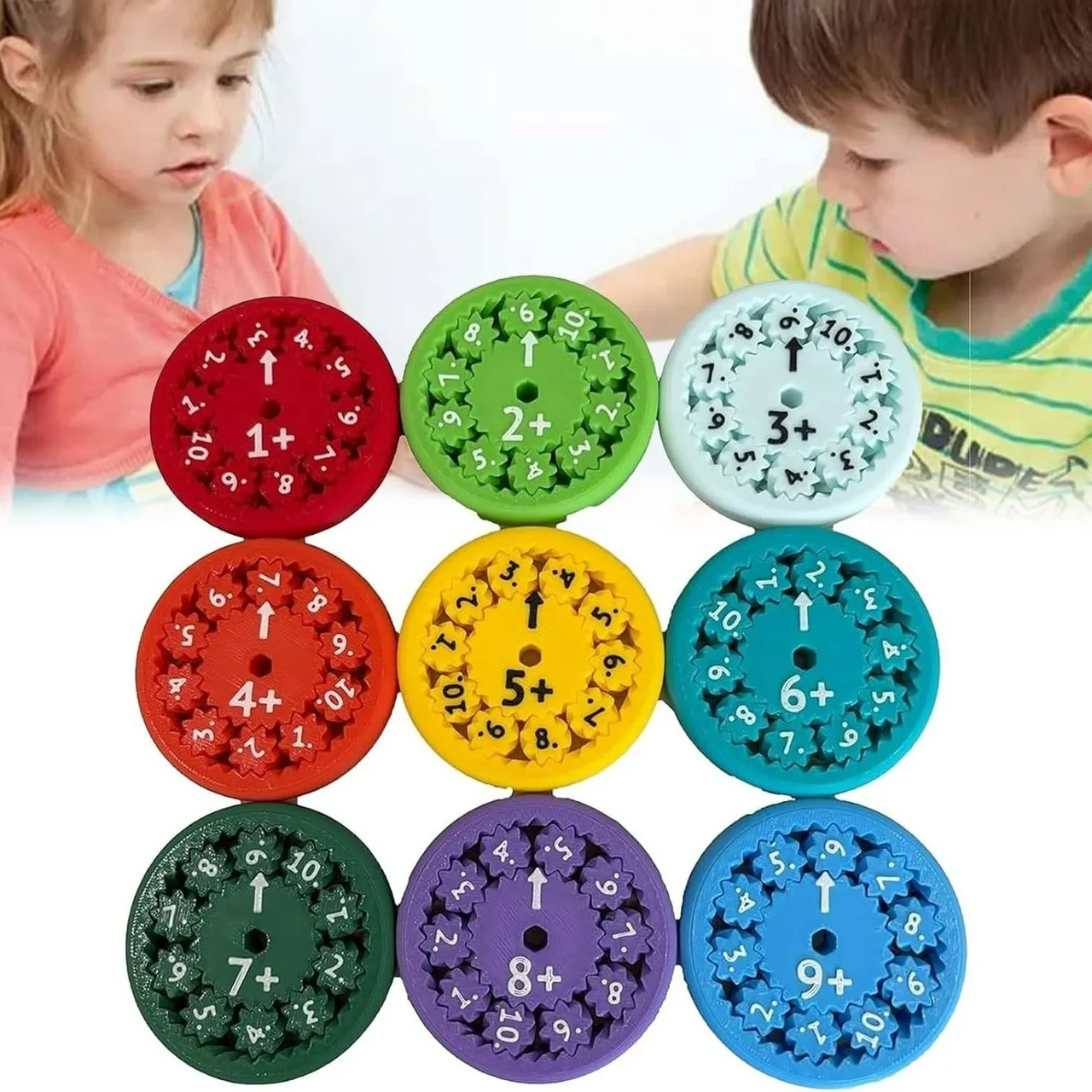 Toystar MathSpin | Learning through play - Mathematical fidget spinner - Leren door te spelen - Wiskundige fidget spinner