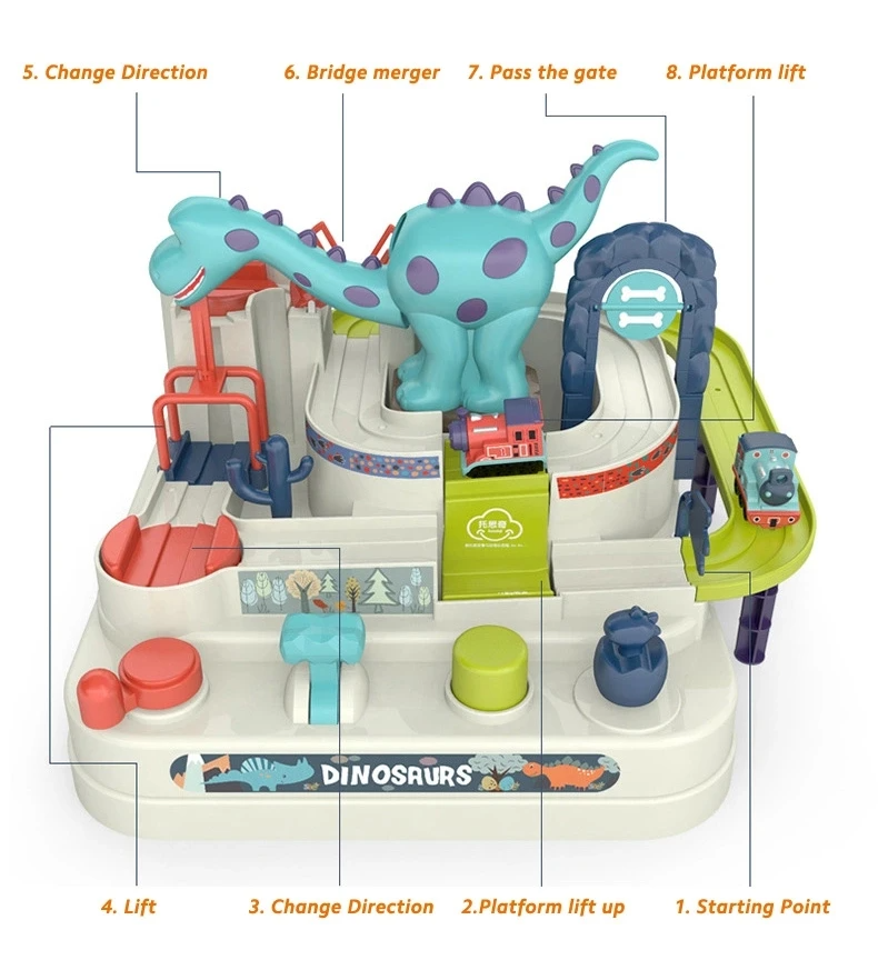 Toystar DinoPlay Circuit | Discover adventure - Educational dino toys - Ontdek avontuur - Leerzaam dino speelgoed (3)