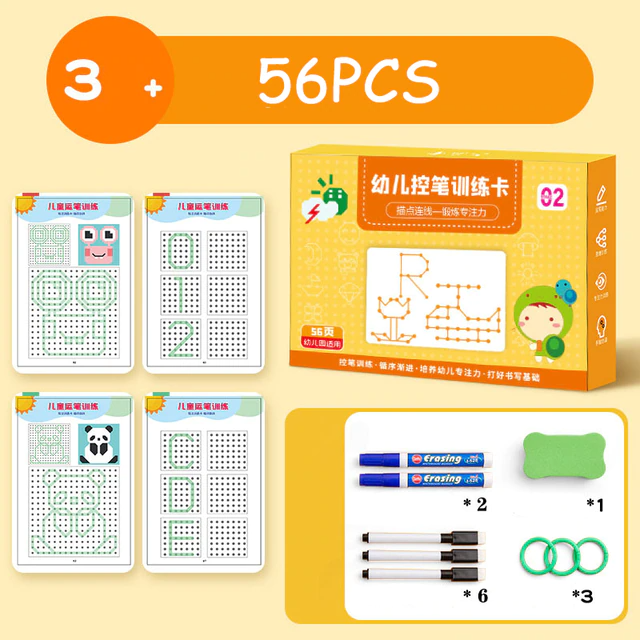 Toystar Children's Tracing Workbook | Stimulates playful learning and motor skills - Play and learn fun - *Stimuleert spel...