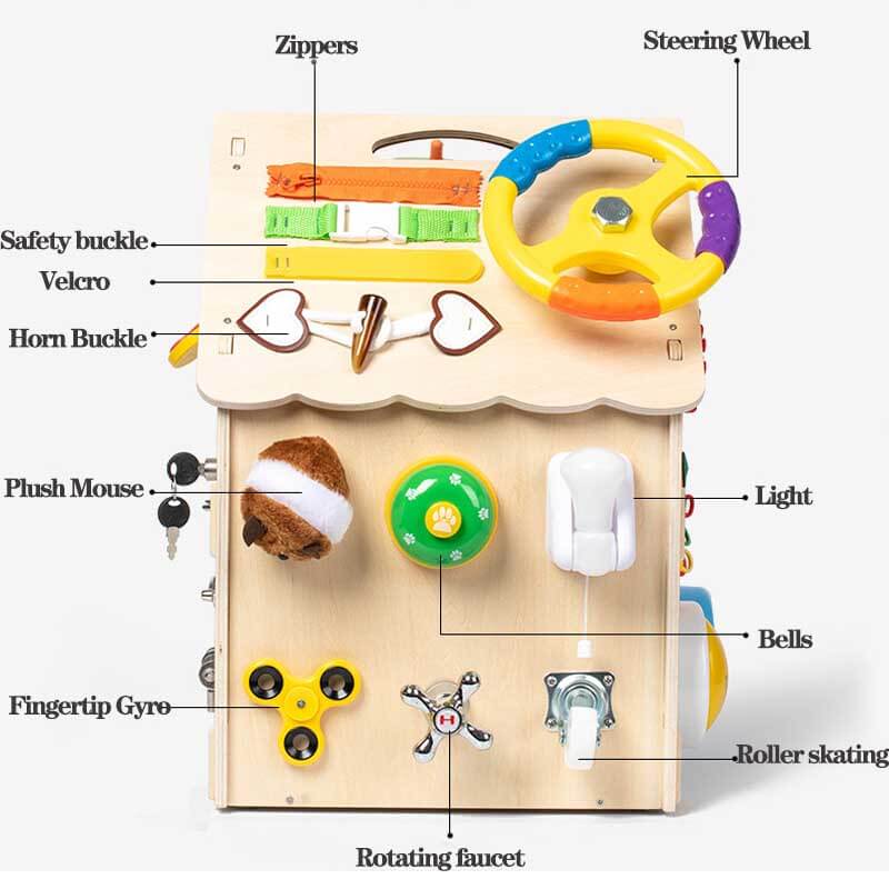Toystar SkillHouse | Discover and learn - Montessori wooden activity toys for children - Ontdek en leer - Montessori houte...