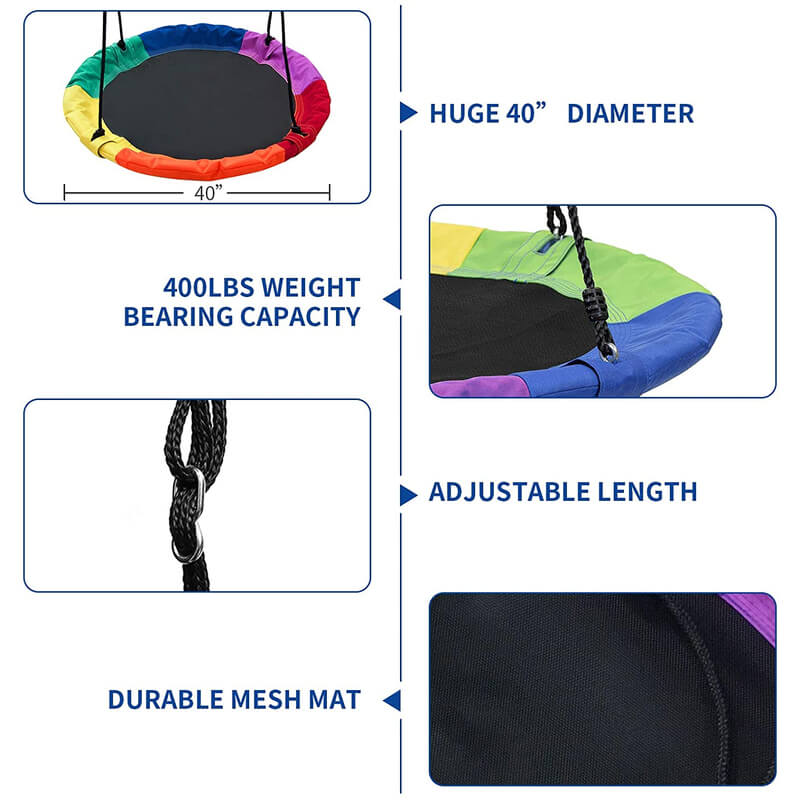 Toystar AirSwim Swing | For Ultimate Playing Fun - 40-inch Outdoor Swing - Voor Ultiem Speelplezier - 40-inch Buitenschomm...