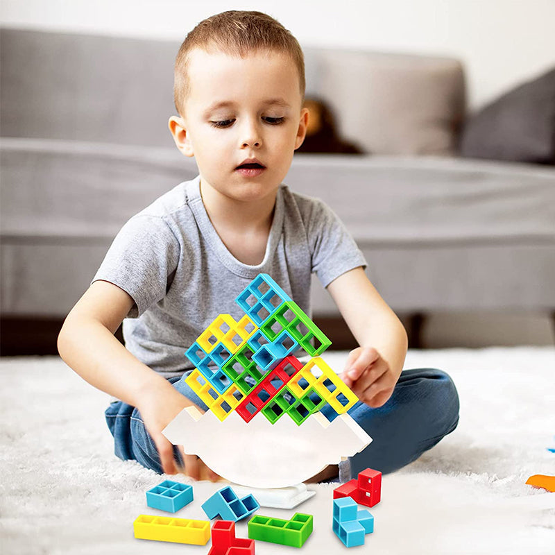 TetraTower |  Build and balance! - Tetris Stacking Game