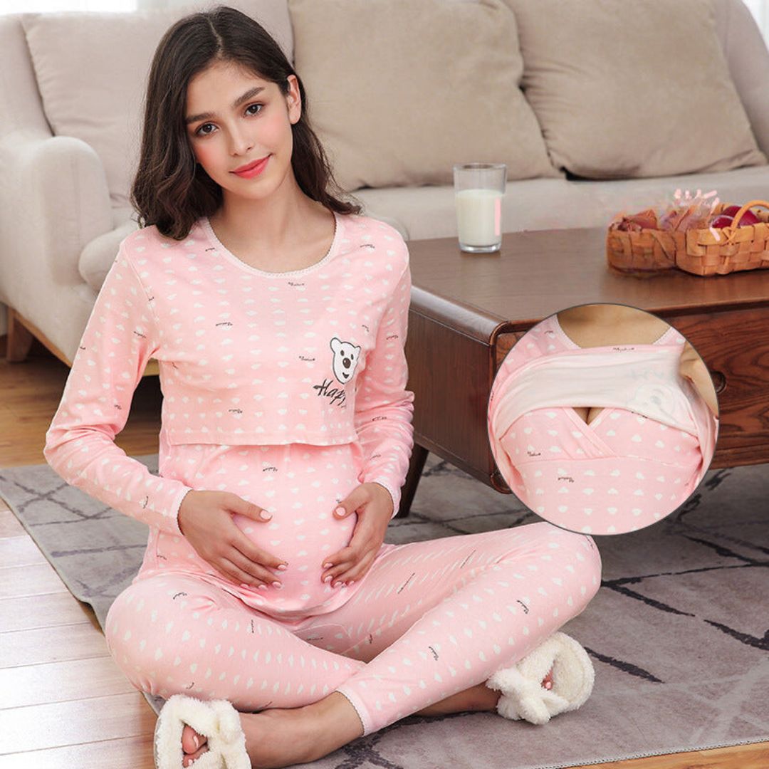 Toystar Mom's Comfort | Feel Beautiful and Caring - Soft Maternity Dress for Home - Voel Je Mooi en Zorgzaam - Zachte Zwan...