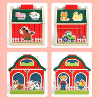 Thumbnail for Toystar FarmyPlay | Educational and fun - Wooden sorting farm with farm animals and shapes - Leerzaam en leuk - Houten sor...