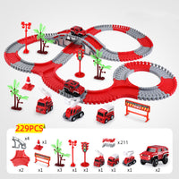 Thumbnail for Toystar Flexible RaceTrack - Flexible Rail Track Toy Set Race Track - Flexible RaceTrack - Flexibele Railspoor Speelgoedse...