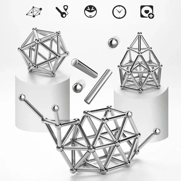 Toystar Magnetix PlaySet | Creative & Stress-Free - Magnetic Construction Set - Creatief & Stressvrij - Magnetische Bouwse...