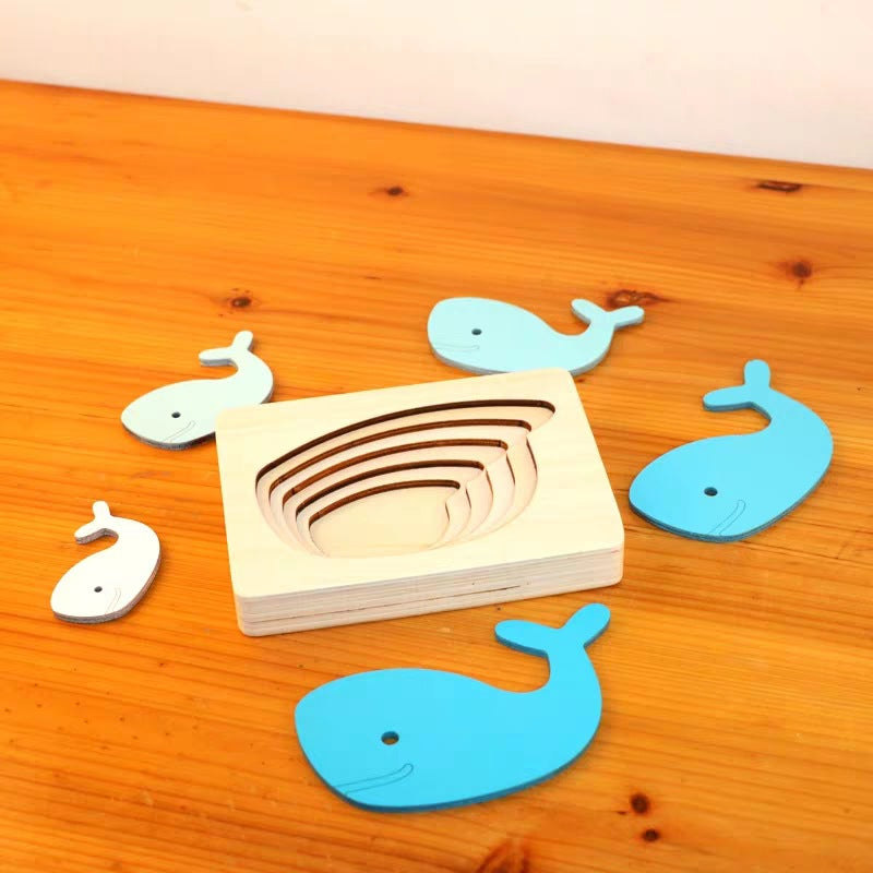 Toystar EcoToys Animato™ | Encourage playful learning - Animals 3D Wooden Puzzle - Stimuleer spelenderwijs leren - Dieren ...