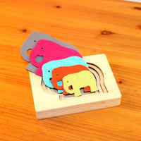 Thumbnail for Toystar EcoToys Animato™ | Encourage playful learning - Animals 3D Wooden Puzzle - Stimuleer spelenderwijs leren - Dieren ...