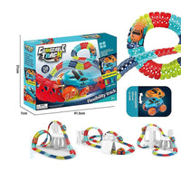 Thumbnail for Toystar Real Changeable Track with LED Lights | Splashing Action - Race Track for Children - Spetterende Actie - Racebaan ...