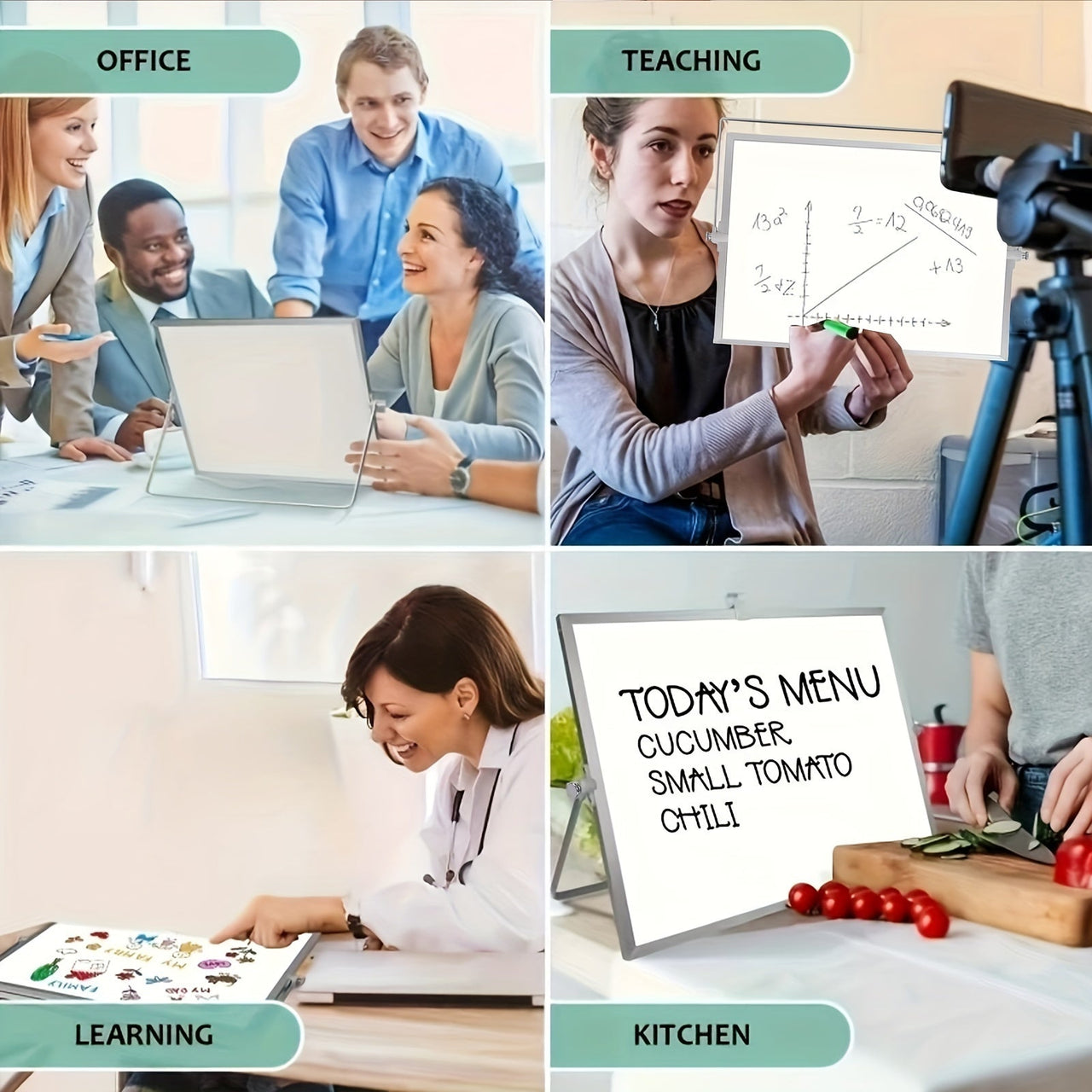 Toystar Magnetix Whiteboard | Create and organize effortlessly - Double-sided magnetic whiteboard - Creëer en organiseer m...