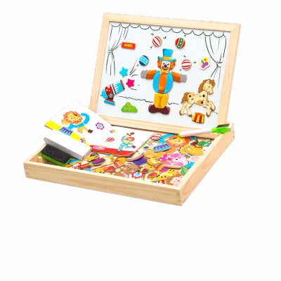 Toystar Magnetix MagnaArt | Creative learning - Wooden magnetic game board - Creatief leren - Houten magnetisch speelbord (8)